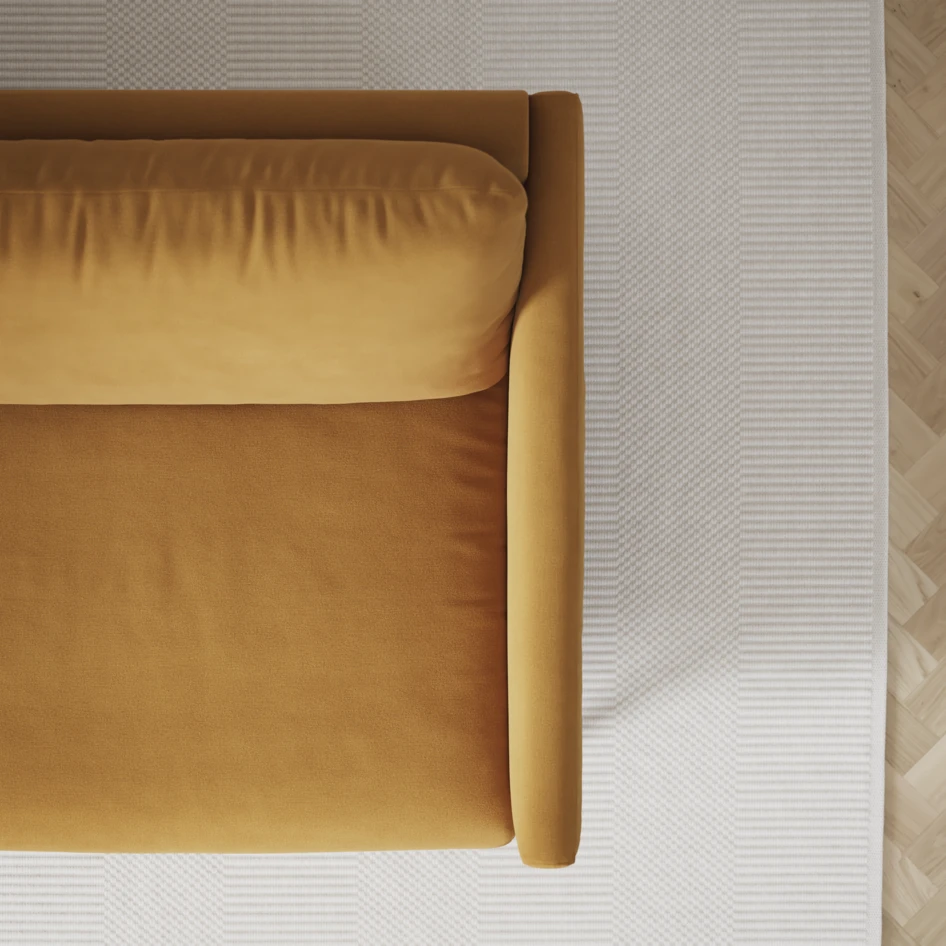 Madison Klädsel - Klädsel till 2-sits soffa - Gul