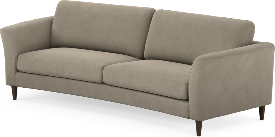 Bridge - 3-sits soffa svängd - Beige