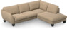 Madison Lux - 2-sits soffa med divan höger - Beige