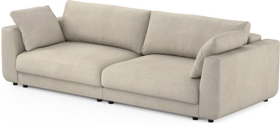 Amie - Bäddsoffa 4-sits - Vit