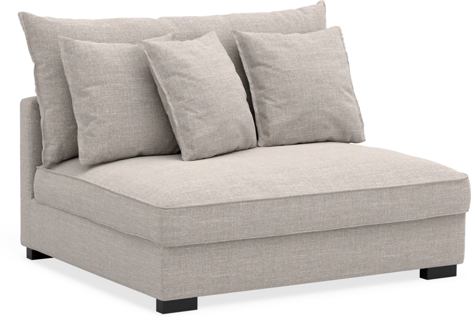 Rossi - 2-sits utan armstöd - Beige