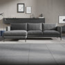 Impression Delux - 3-sits soffa med schäslong vänster - Grå