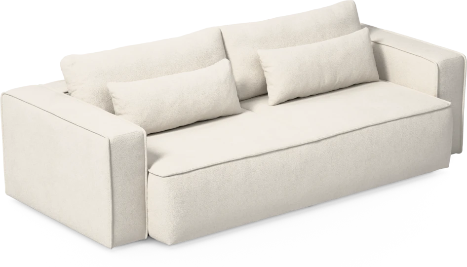 Ide - Bäddsoffa 3-sits - Vit
