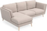 Madison Lux - 2-sits soffa med schäslong vänster - Beige