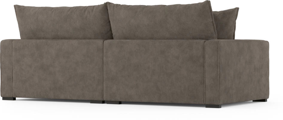 Rossi - 3-sits soffa, hel dyna - Brun
