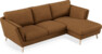 Madison Lux - 2-sits soffa med schäslong höger - Brun
