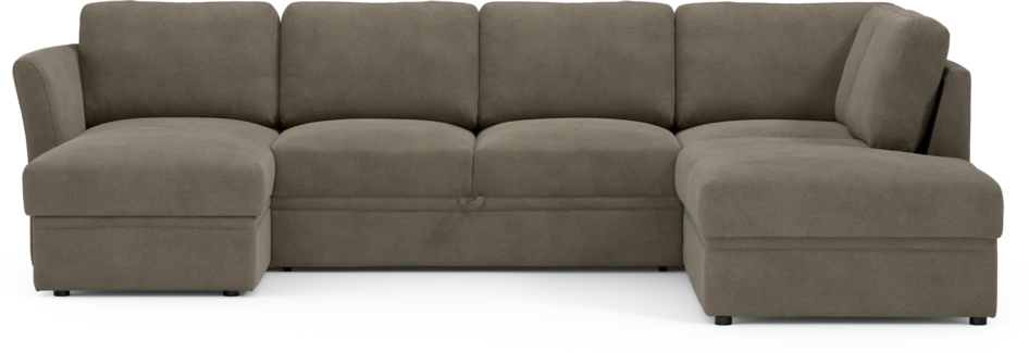 Öland - Bäddsoffa med schäslong vänster och divan höger - Beige