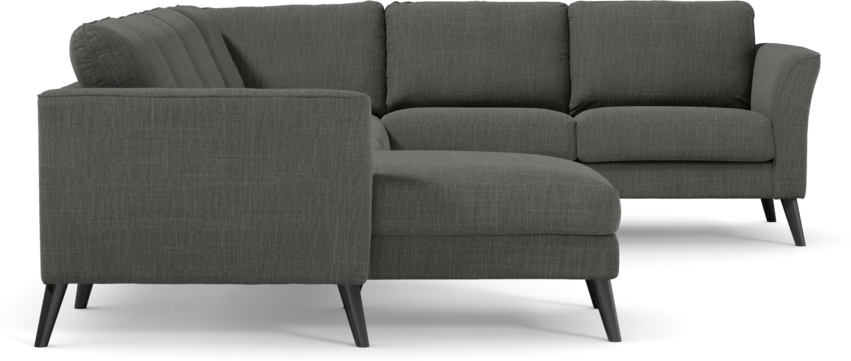 Bridge - Hörnsoffa, 3+2-sits med schäslong vänster - Grå