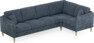 Eden - Hörnsoffa, 3+1-sits - Blå