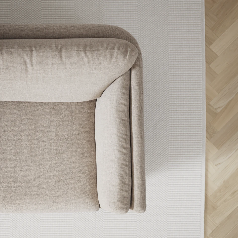 Madison Lux - 2-sits soffa med divan vänster och schäslong höger - Beige