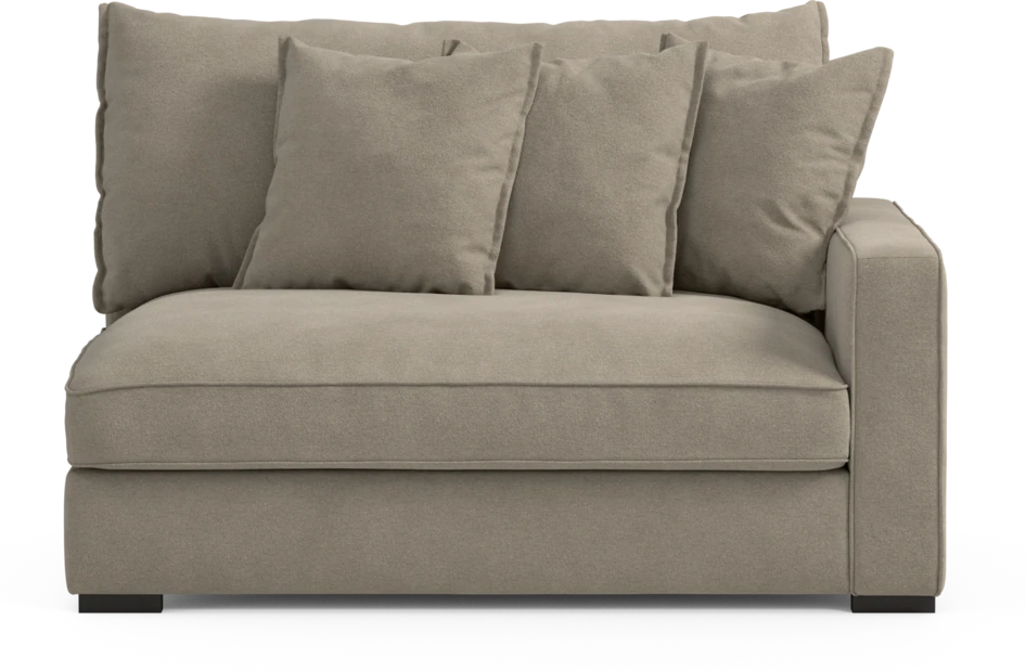 Rossi - 2-sits med armstöd höger - Beige