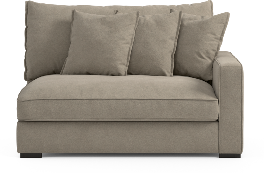 Rossi - 2-sits med armstöd höger - Beige