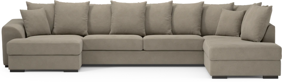 Town - 3-sits soffa med divan höger och schäslong vänster - Beige