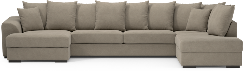 Town - 3-sits soffa med divan höger och schäslong vänster - Beige