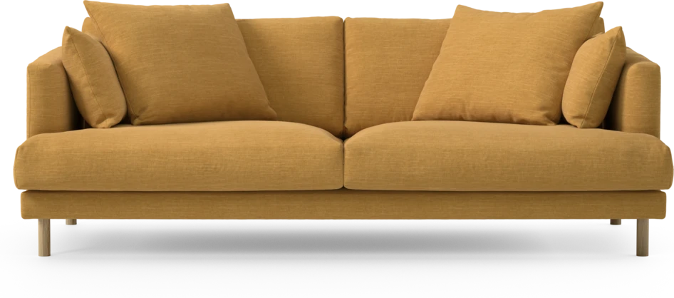 Harper - 3-sits soffa - Gul