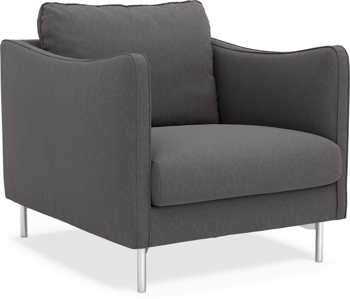 Madison Lux - Fåtölj, 70 cm - Grå