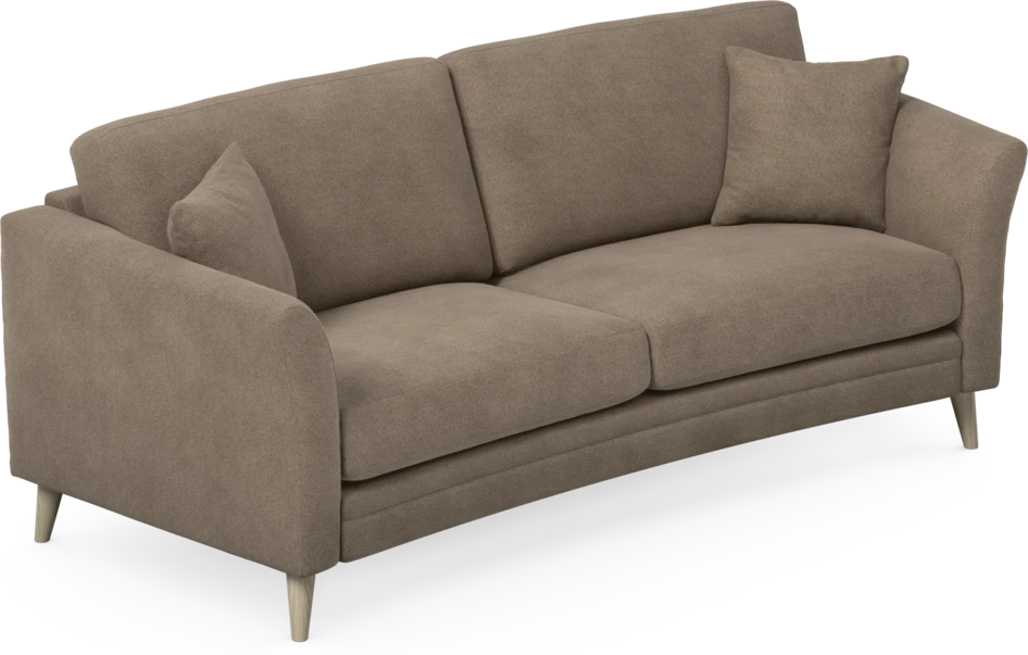 Eden - 2,5-sits soffa svängd - Brun