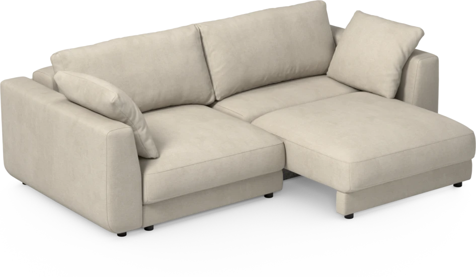 Amie - Bäddsoffa 3-sits - Vit