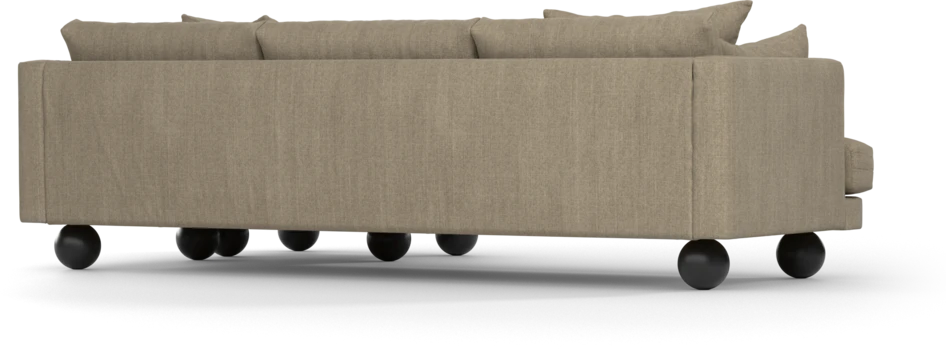 Harper - 4-sits med schäslong höger  - Beige