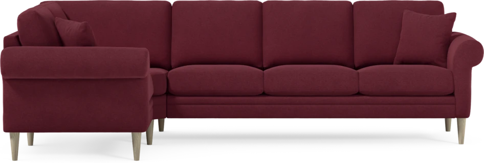 Eden - Hörnsoffa, 1+3-sits - Röd