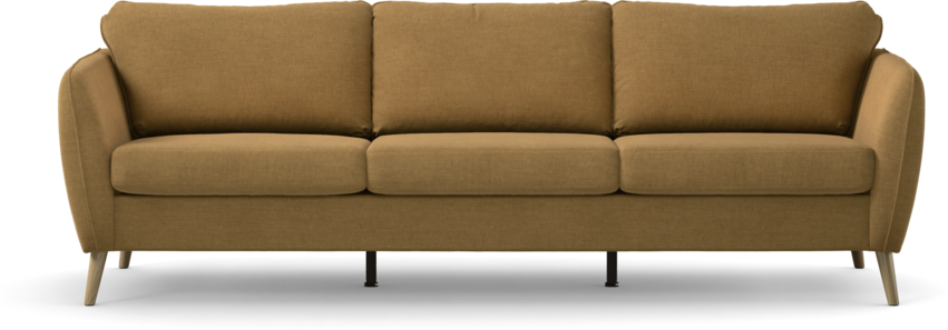 County - 3-sits soffa - Gul