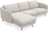 Madison Lux - 2-sits soffa med schäslong vänster - Grå