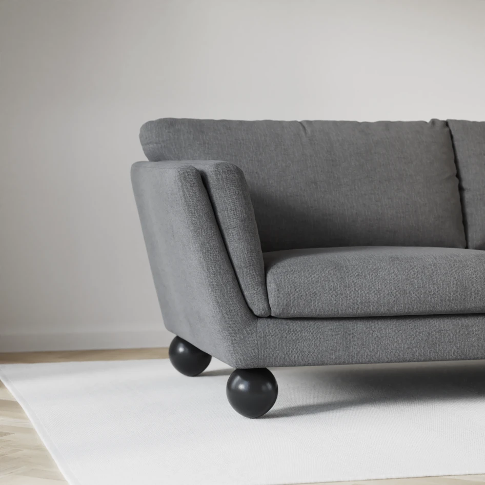 Madison Lux - Hörnsoffa 3+2-sits, hörn 1 - Grå