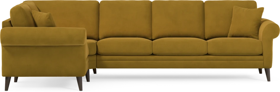 Eden - Hörnsoffa, 1+3-sits - Gul