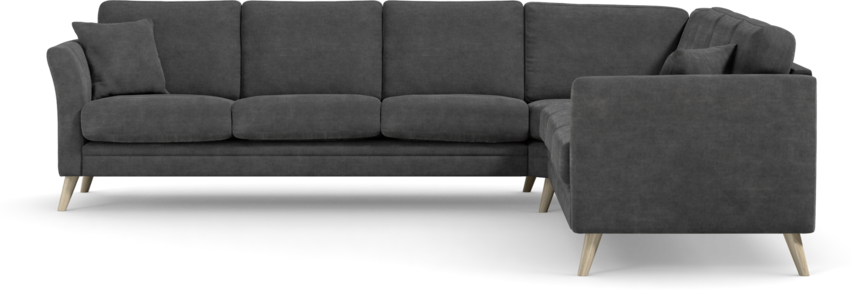 Eden - Hörnsoffa 3+3 - Grå