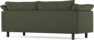 Cherrie - 2,5-sits soffa, fast klädsel - Grön
