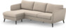 County - 3-sits soffa med flyttbar schäslong - Beige