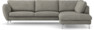 Madison Lux - 3-sits soffa med divan höger - Vit