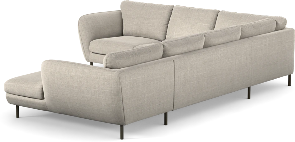 Madison Lux - Hörnsoffa med schäslong höger - Beige