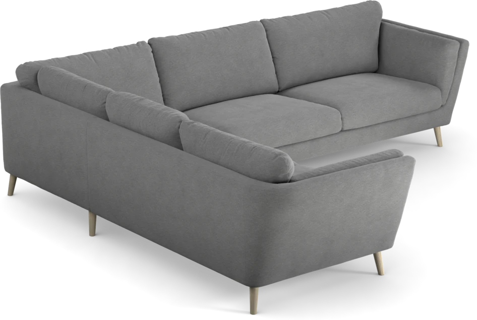 Madison Lux - Hörnsoffa 2+3-sits, hörn 1 - Grå