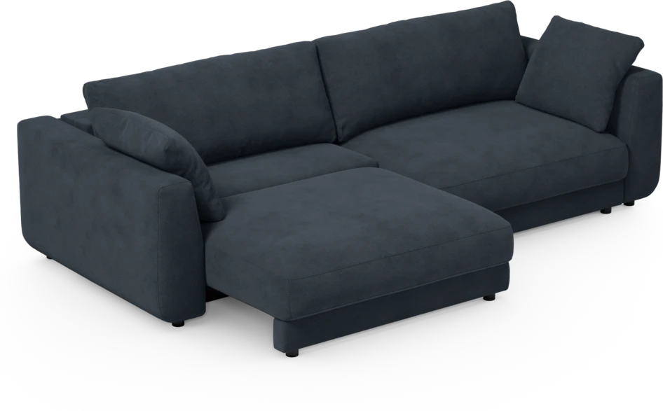 Amie - Bäddsoffa 4-sits - Blå