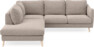 Madison - 2-sits soffa med divan vänster - Beige
