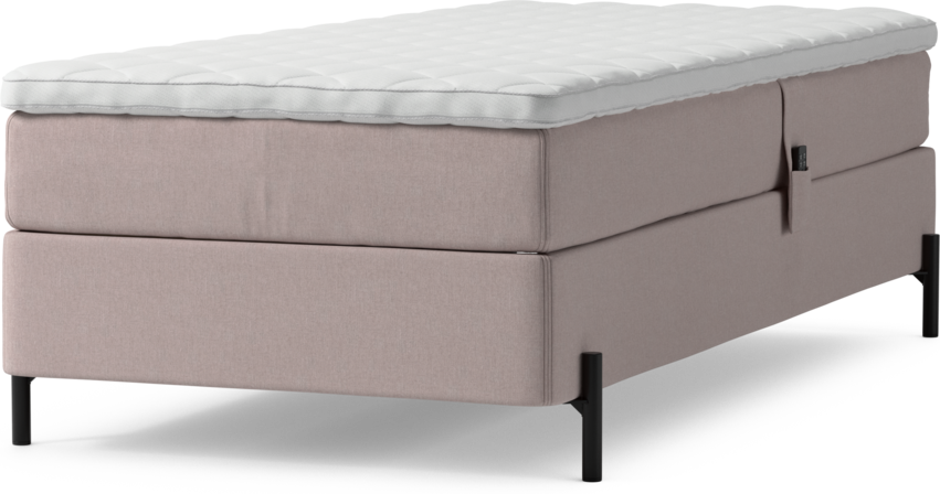 Delux Sense - Ställbar säng, enkelsäng med bäddmadrass och sängben