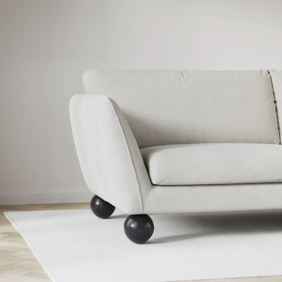 Madison Lux - 2-sits soffa med divan vänster och schäslong höger - Grå