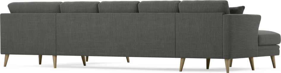 Eden - 3-sits soffa med schäslong vänster och divan höger - Grå