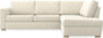 Friday - 2,5-sits soffa med divan höger - Beige