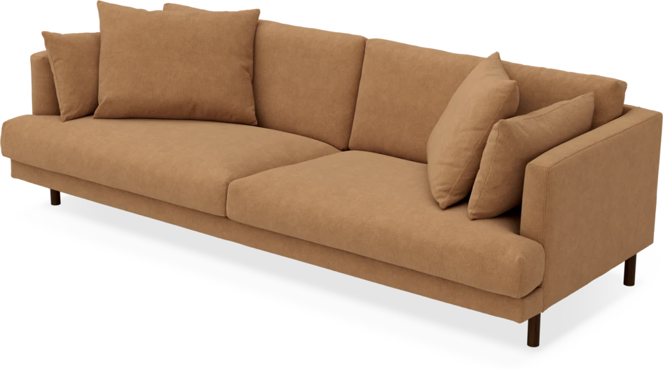 Harper - 4-sits soffa - Gul