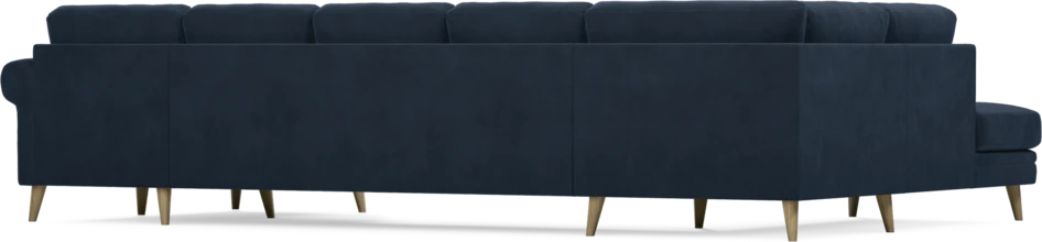 Eden - 3-sits soffa med divan vänster och schäslong höger - Blå
