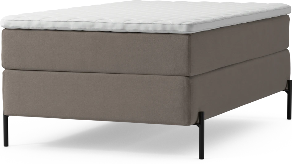 Delux Exclusive - Kontinentalsäng, enkelsäng 120 cm med bäddmadrass och sängben