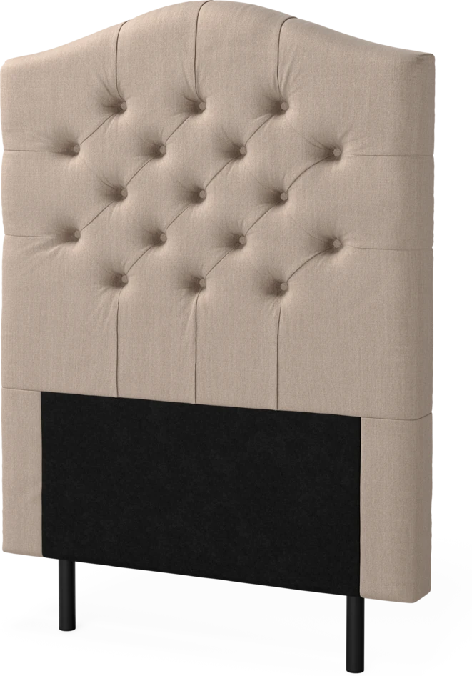 New York välvd - Sänggavel, 90-210 cm - Beige