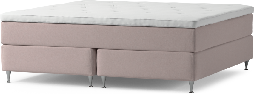 Delux Exclusive - Kontinentalsäng, dubbelsäng med bäddmadrass och sängben