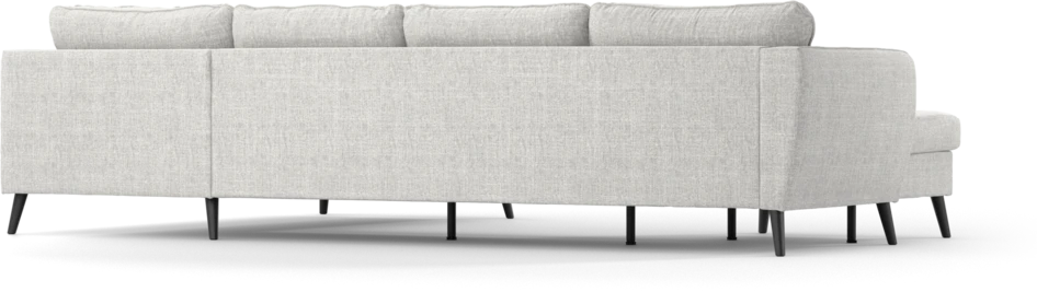 County - 3-sits soffa med schäslong vänster och divan höger - Grå