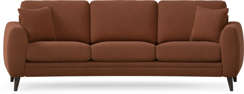 Eden - 3-sits soffa svängd - Orange