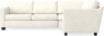 Friday - Hörnsoffa, 2,5+1,5-sits - Vit