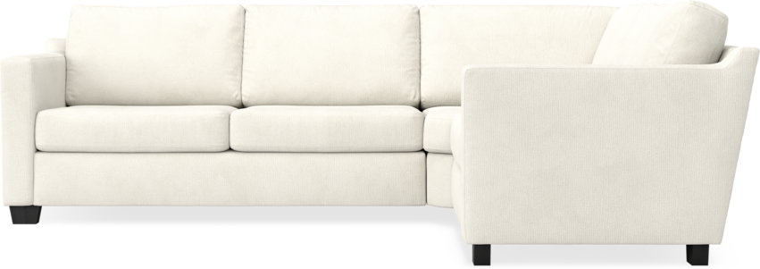 Friday - Hörnsoffa, 2,5+1,5-sits - Vit