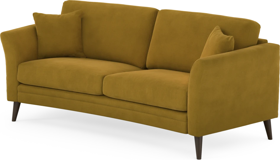 Eden - 2,5-sits soffa svängd - Gul